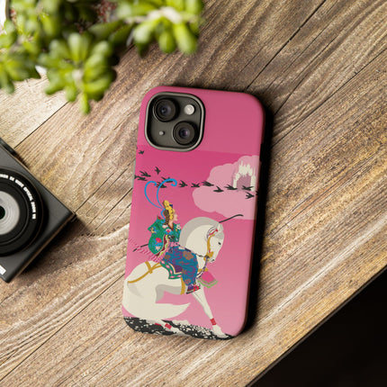 Samurai Princess on the White Steed Phone Case – Epic Grace & Mythic Power