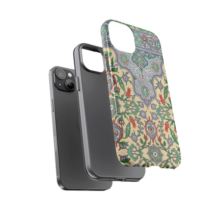 Arabic Art Pattern, Plate by Emile Prisse d’Avennes Phone Cases
