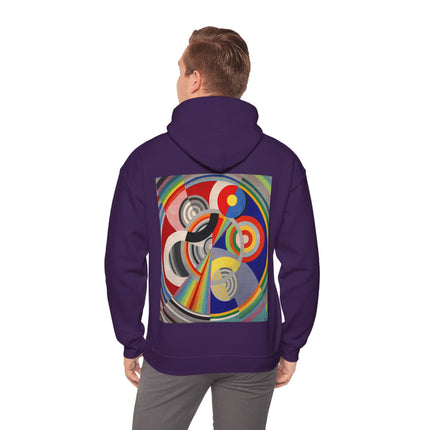 Rythme No. 1 by Robert Delaunay Heavy Blend™ Hooded Sweatshirt