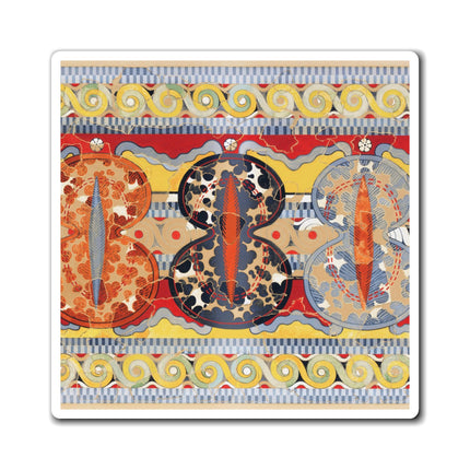 Reproduction of the Shield Frieze by Emile Gilliéron Magnets (3 Sizes)