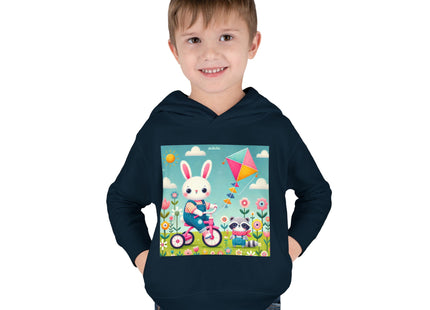 Breezy Meadow Ride Toddler Pullover Fleece Hoodie