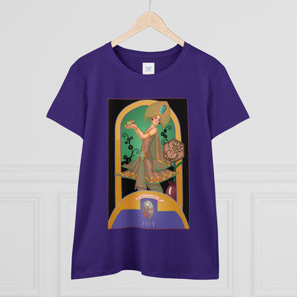 October & Opal, Tourmaline (from the Gem Series) by Sofia Chiostri Women's Midweight Cotton Tee