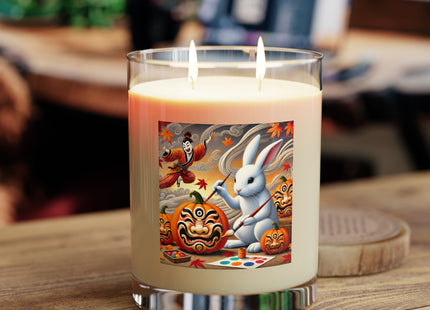 Halloween Rabbit’s Kabuki Jack-o’-Lanterns Scented Candle - Full Glass, 11oz