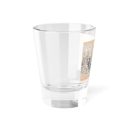 Marseille by Paul Signac Shot Glass – Tall Ships & Harbor Glow