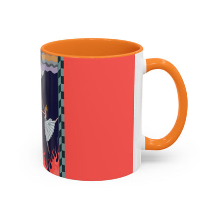 The Firebird's Awakening Colorful Mug (11oz, 15oz) – Ballet Fantasy, Mythic Fire & Art Deco Drama
