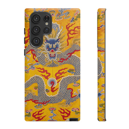 Majestic Dragon Regalia – Imperial 12-Symbol Robe Phone Cases