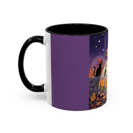 🎃🌙 The Pumpkin Moon Dress Colorful Mug – Whimsical Halloween Fashion