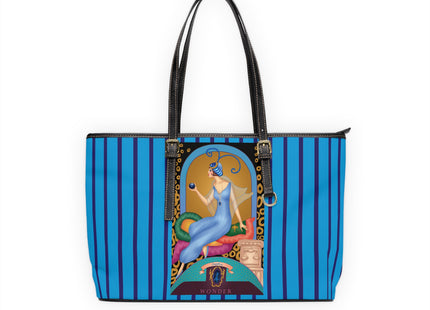 September & Sapphire (from the Gem Series) by Sofia Chiostri PU Leather Shoulder Bag