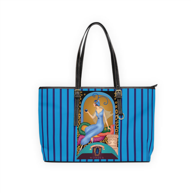 September & Sapphire (from the Gem Series) by Sofia Chiostri PU Leather Shoulder Bag