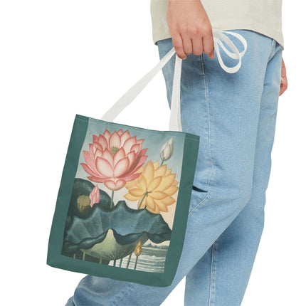 The Sacred Egyptian Lotus by Robert John Thornton Tote Bag (AOP)