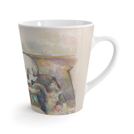 The Three Skulls by Paul Cézanne Latte Mug