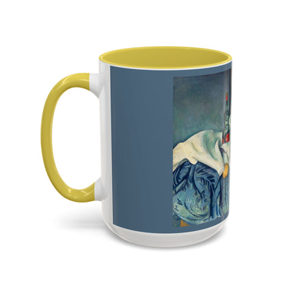 The Peppermint Bottle by Paul Cézanne Colorful Mugs (11oz, 15oz)