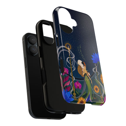 🌙🕯️ The Lady Of The Midnight Garden Phone Case – Art Deco Nocturne