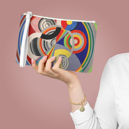 Rythme No. 1 by Robert Delaunay Clutch Bag