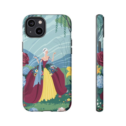 🌹🌿 The Willow Garden Promenade Phone Case – Art Deco Floral Elegance