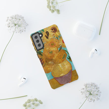 Vase with Twelve Sunflowers by Vincent Van Gogh Phone Cases