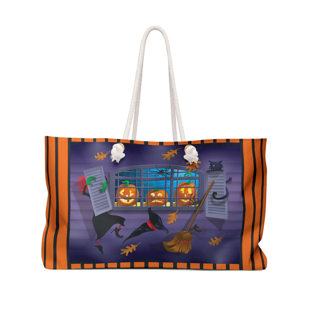 Whimsical Halloween Mischief Weekender Bag