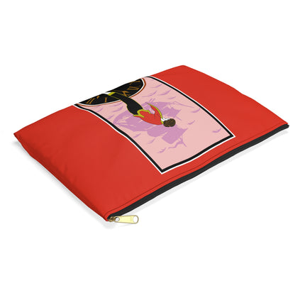 Woman Waiting for Her Beloved at 1:59 Accessory Pouch – Kobayashi Kaichi Taishō Romantic Design