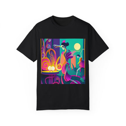Dance of the Skeleton Ballerinas Unisex Garment-Dyed T-shirt