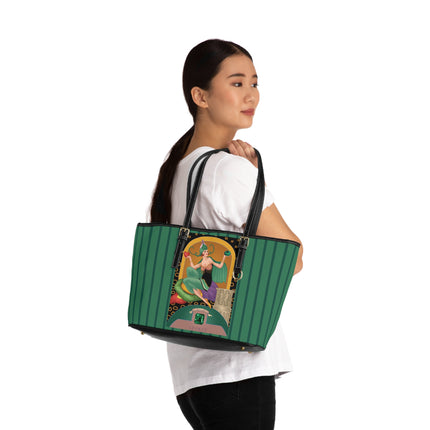 May & Emerald (from the Gem Series) by Sofia Chiostri PU Leather Shoulder Bag