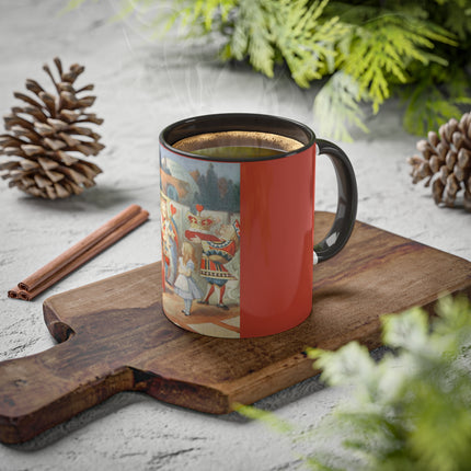 Off with her head! Off with— by Sir John Tenniel Colorful Mugs, 11oz