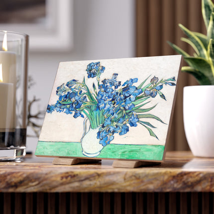 Irises by Vincent Van Gogh Ceramic Tile