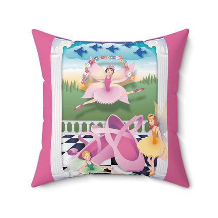 Graceful Enchantment Spun Polyester Square Pillow