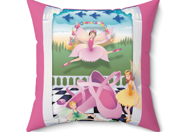 Graceful Enchantment Spun Polyester Square Pillow