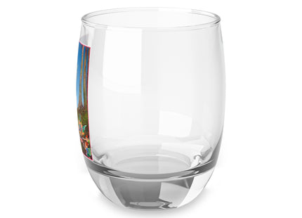 Periwinkle Painting the Petals by Ida Outhwaite Whiskey Glass