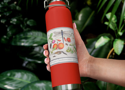 Natural History Ensemble, No. 7 by Anselmus Boëtius de Boodt Copper Vacuum Insulated Bottle, 22oz