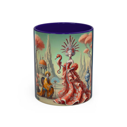 The Seahorse Court Colorful Mugs (11oz, 15oz)