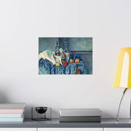 The Peppermint Bottle by Paul Cézanne Matte Horizontal Posters