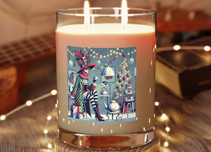 Whimsical Christmas Tea Party Scented Candle - Full Glass, 11oz