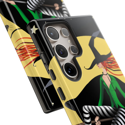 A Witch’s Moonlit Flight Phone Cases