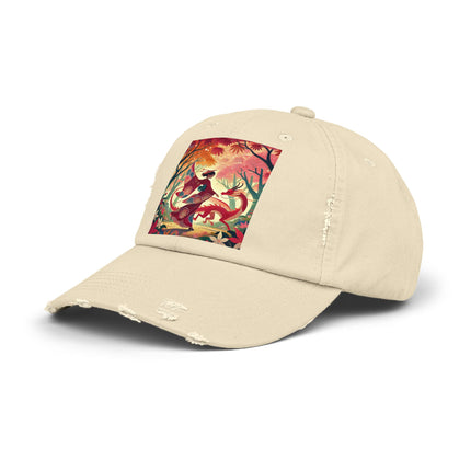 The Dragon Fairy’s Dance Unisex Distressed Cap