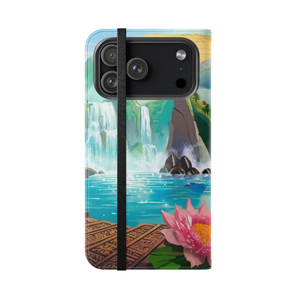 🐉💎 Wisdom's Guardian Flip Case – Dragon's Embrace & Eternal Wisdom