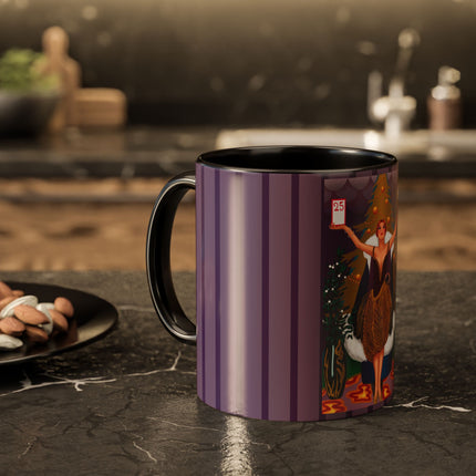 Countdown to Christmas Elegance Colorful Mugs (11oz, 15oz)