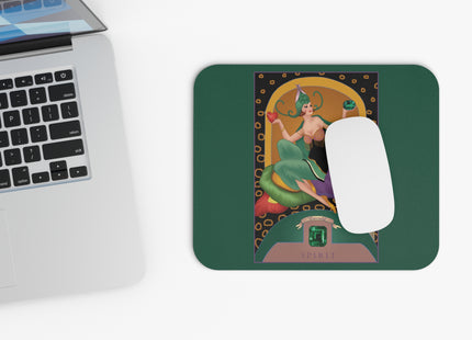 May & Emerald (from the Gem Series) by Sofia Chiostri Mouse Pad, Rectangle