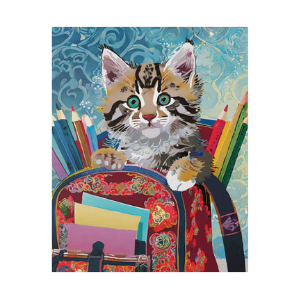 Whiskered Wanderings Matte Canvas, Stretched, 0.75"