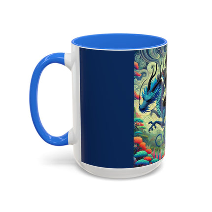 Mystic Guardian of the Sky Light Colorful Mugs (11oz, 15oz)
