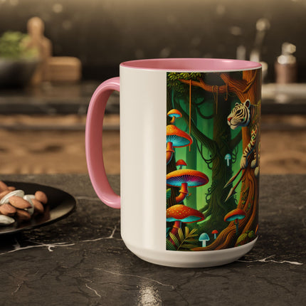Silent Stripes Colorful Mugs (11oz, 15oz)
