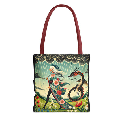 The Dragon Fairy’s Stride Tote Bag – Grace, Strength & Mythic Adventure