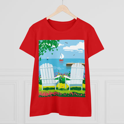 Tranquil Retreat Women's Midweight Cotton Tee