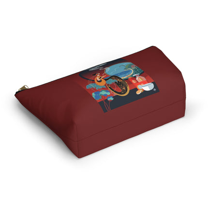 Golden Day Serenade Cosmetic Bag – Elegant Harmony & Sunlit Grace