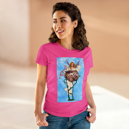 Enchanting Serenity Women's Midweight Cotton Tee