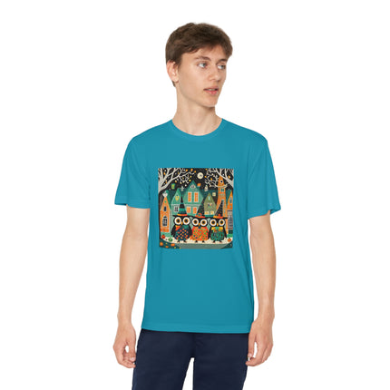 Night of the Trick-or-Treating Owlets Youth Competitor Tee