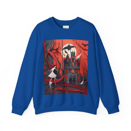 Halloween Night Scene Unisex Heavy Blend™ Crewneck Sweatshirt