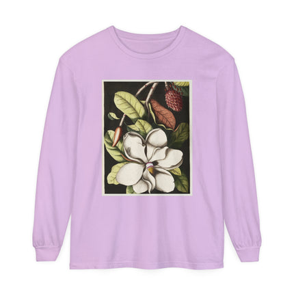 Natural History Plate 61 by Mark Catesby Garment-dyed Long Sleeve T-Shirt