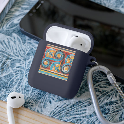 Reproduction of S-Spiral Frieze by Emile Gilliéron AirPods Case