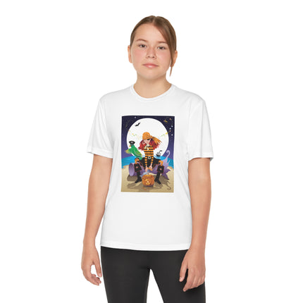 Moonlit Pirate Halloween Youth Competitor Tee